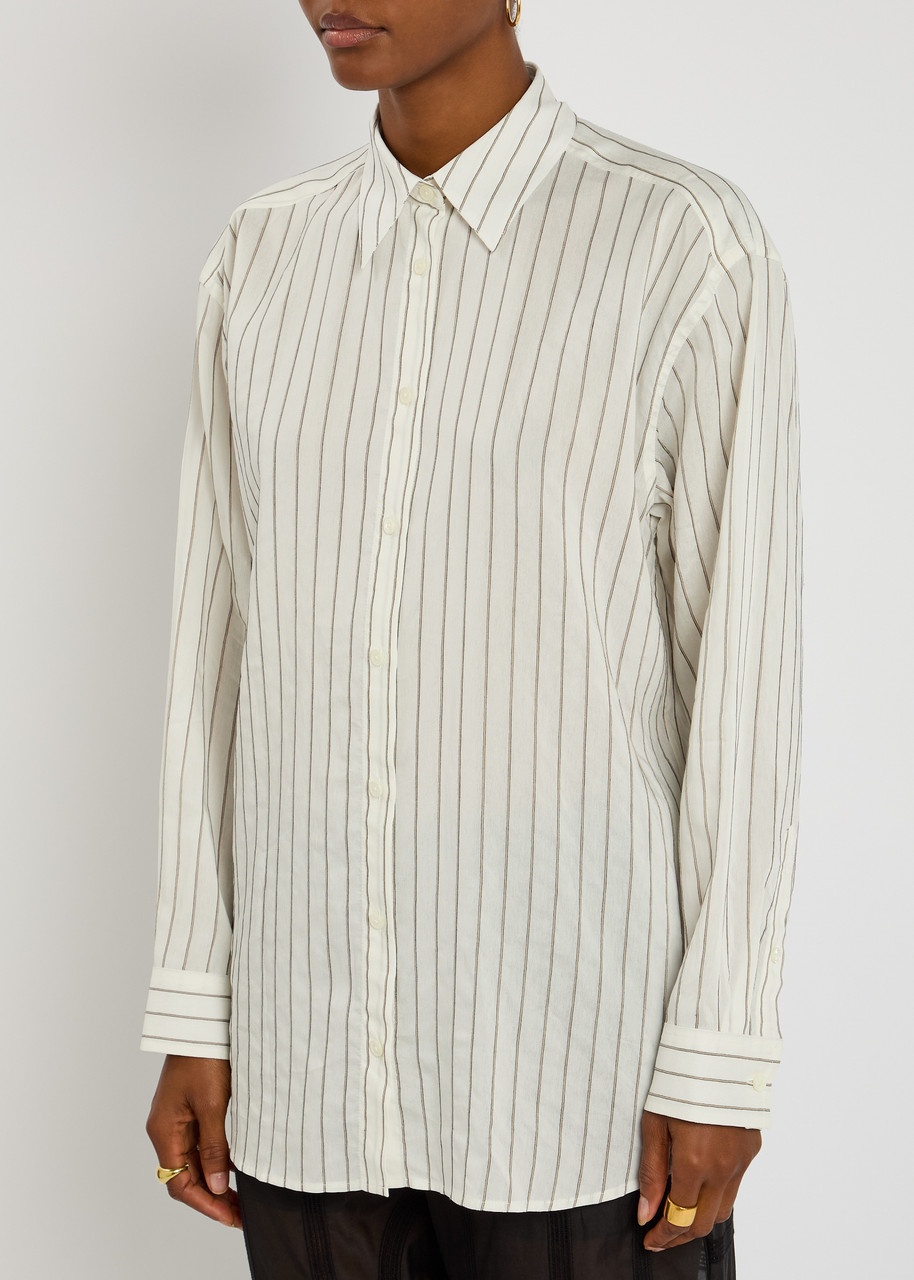 Toteme Striped Woven Shirt - 2