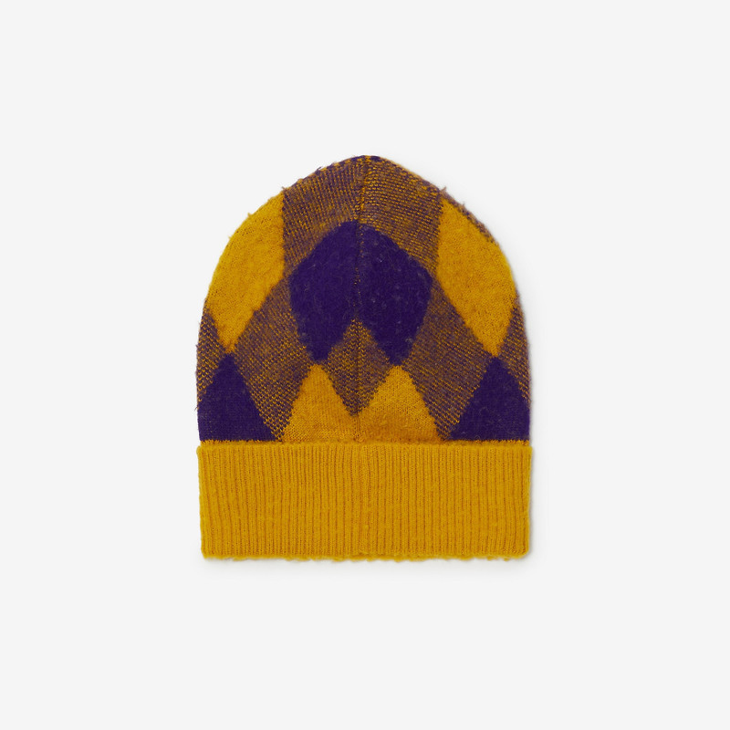 Argyle Wool Beanie 4