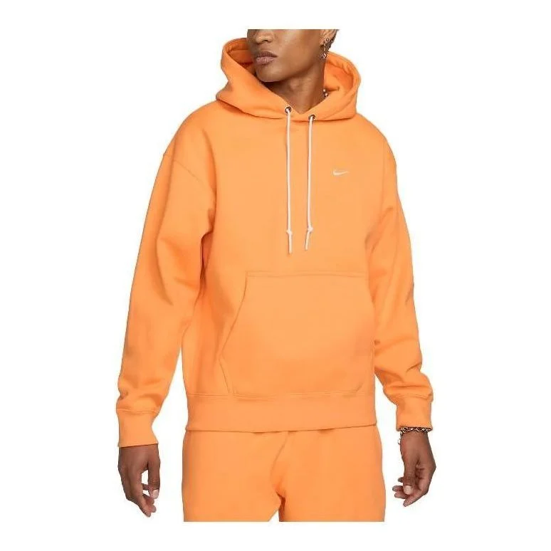 Nike Solo Swoosh Fleece Hoodie 'Orange' DX1355-836 - 1