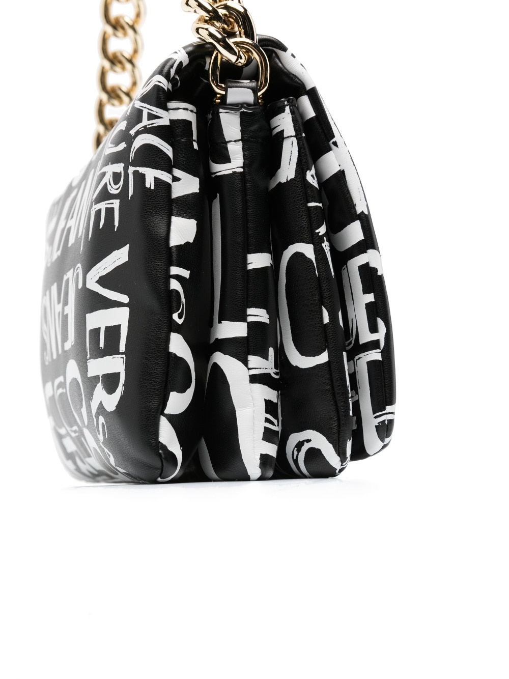 logo-print shoulder bag - 4