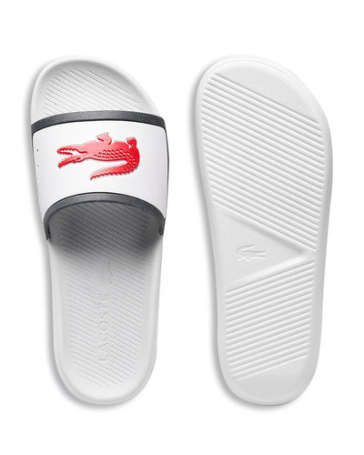 LACOSTE Men's Croco Slide Sandals outlook