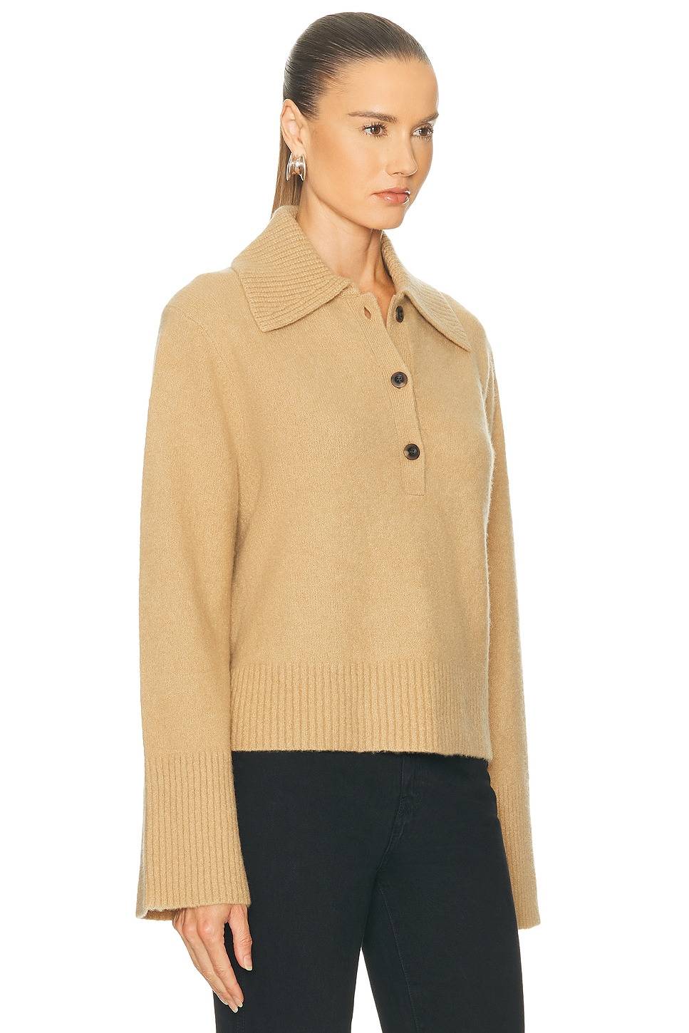 Cashmere Stevie Polo Top - 2