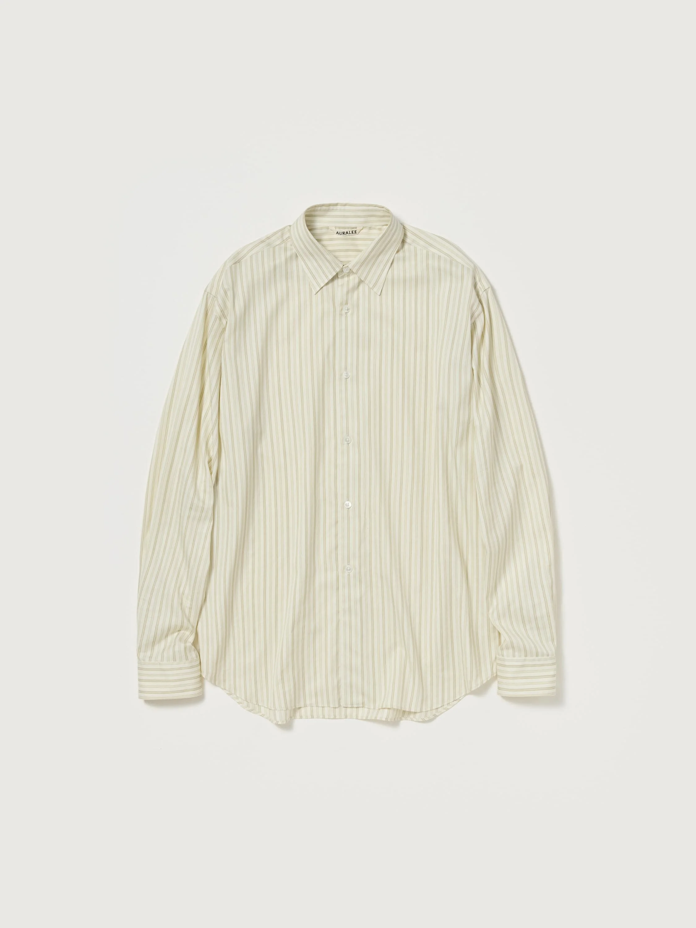 COTTON SILK STRIPE SHIRT - 1