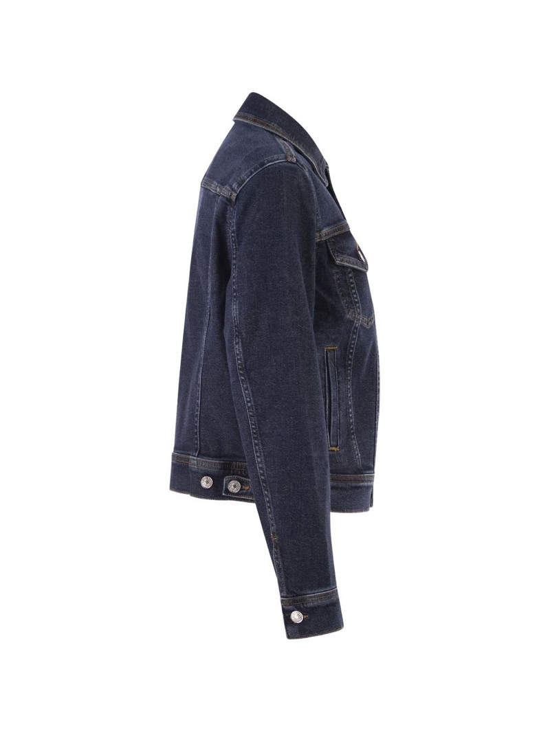 contrast-stitch denim jacket 3