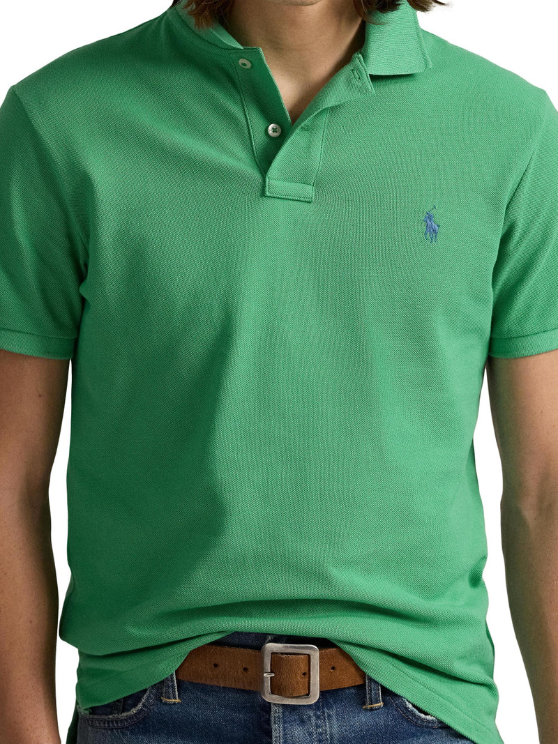 Men's Classic-Fit Mesh Polo Shirt - Raft Green 5