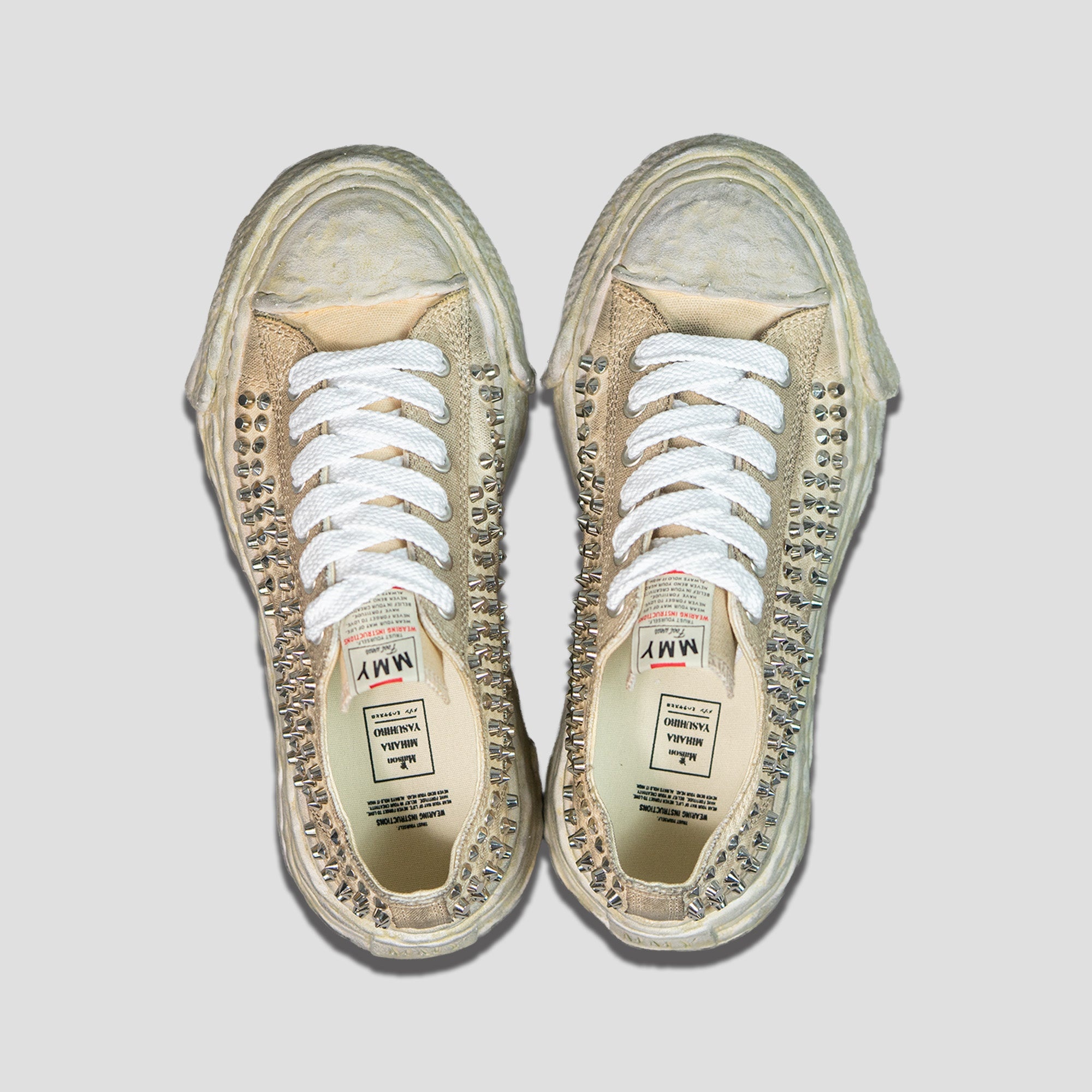PETERSON 23 OG SOLE STUDDED CANVAS SNEAKERS - 3