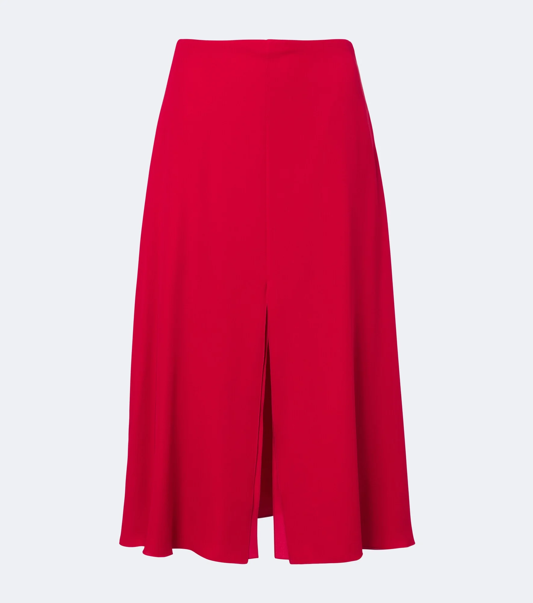 Silk georgette midi skirt - 1