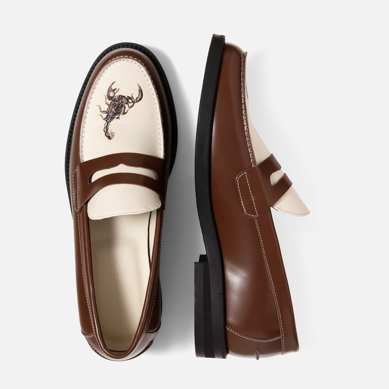 Wilde Chestnut Scorpion Penny Loafer - Men's 5