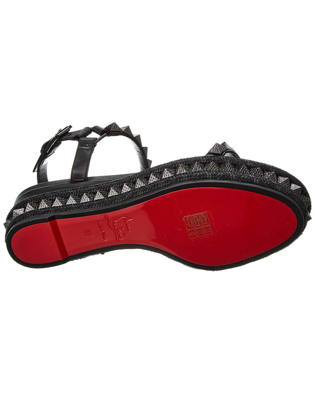 Christian Louboutin Pyraclou 60 Leather Sandal - 4