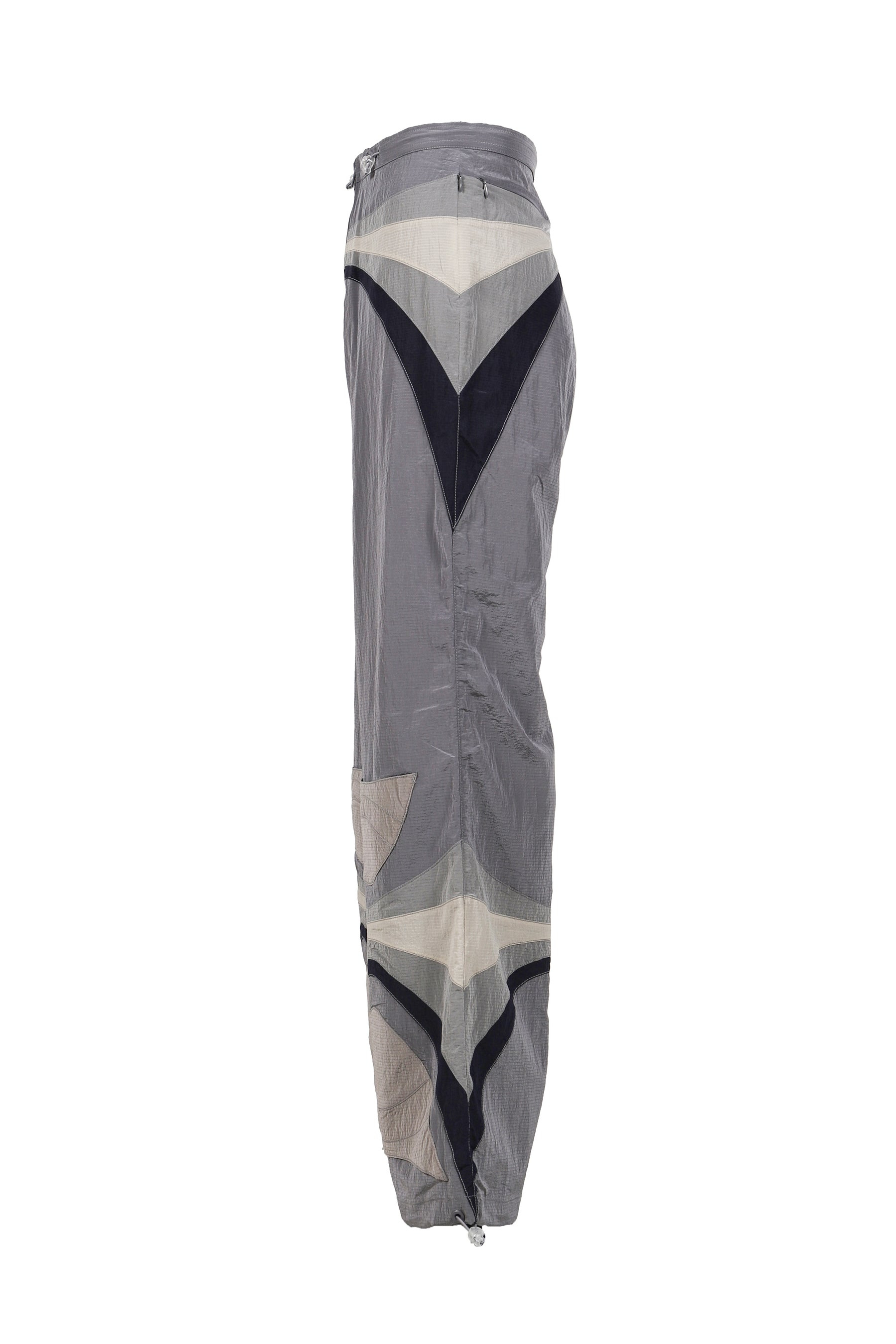 NYLON RAVE PANTS WOVEN / GRY - 3