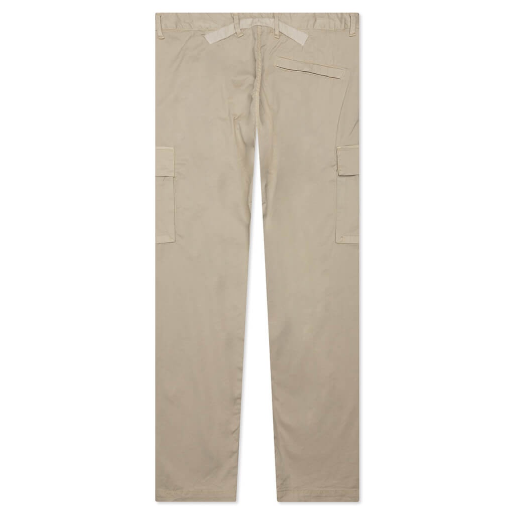 STRETCH GABARDINE TROUSERS - KHAKI - 2