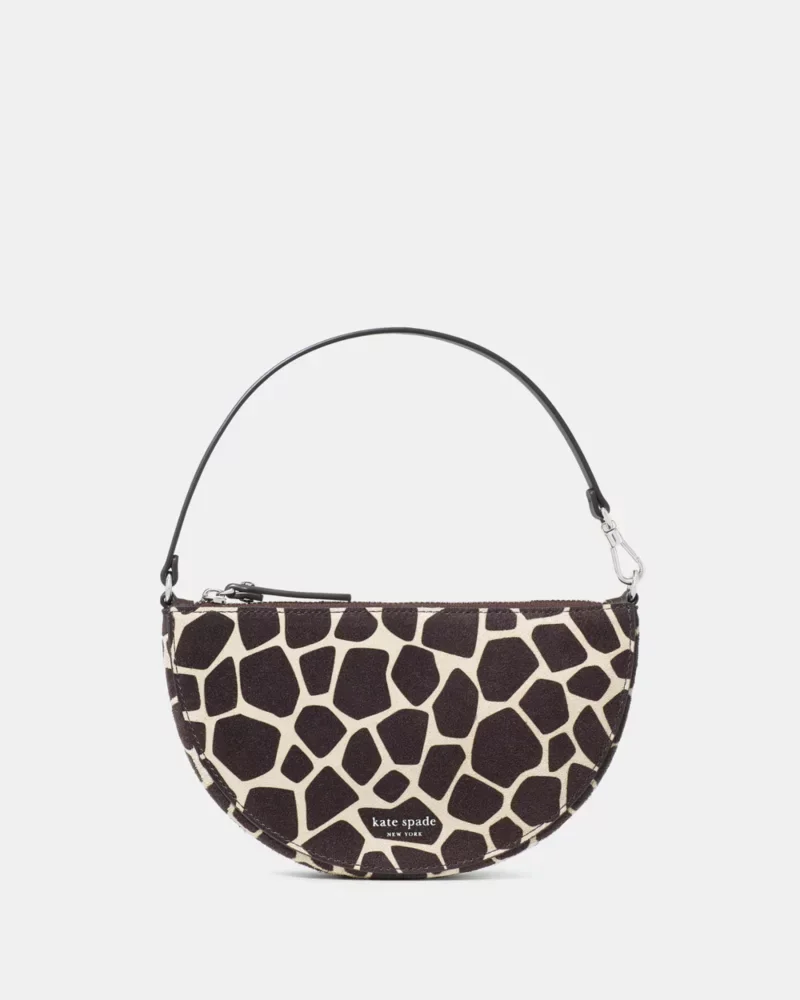 Wink Giraffe Suede Wristlet - 1