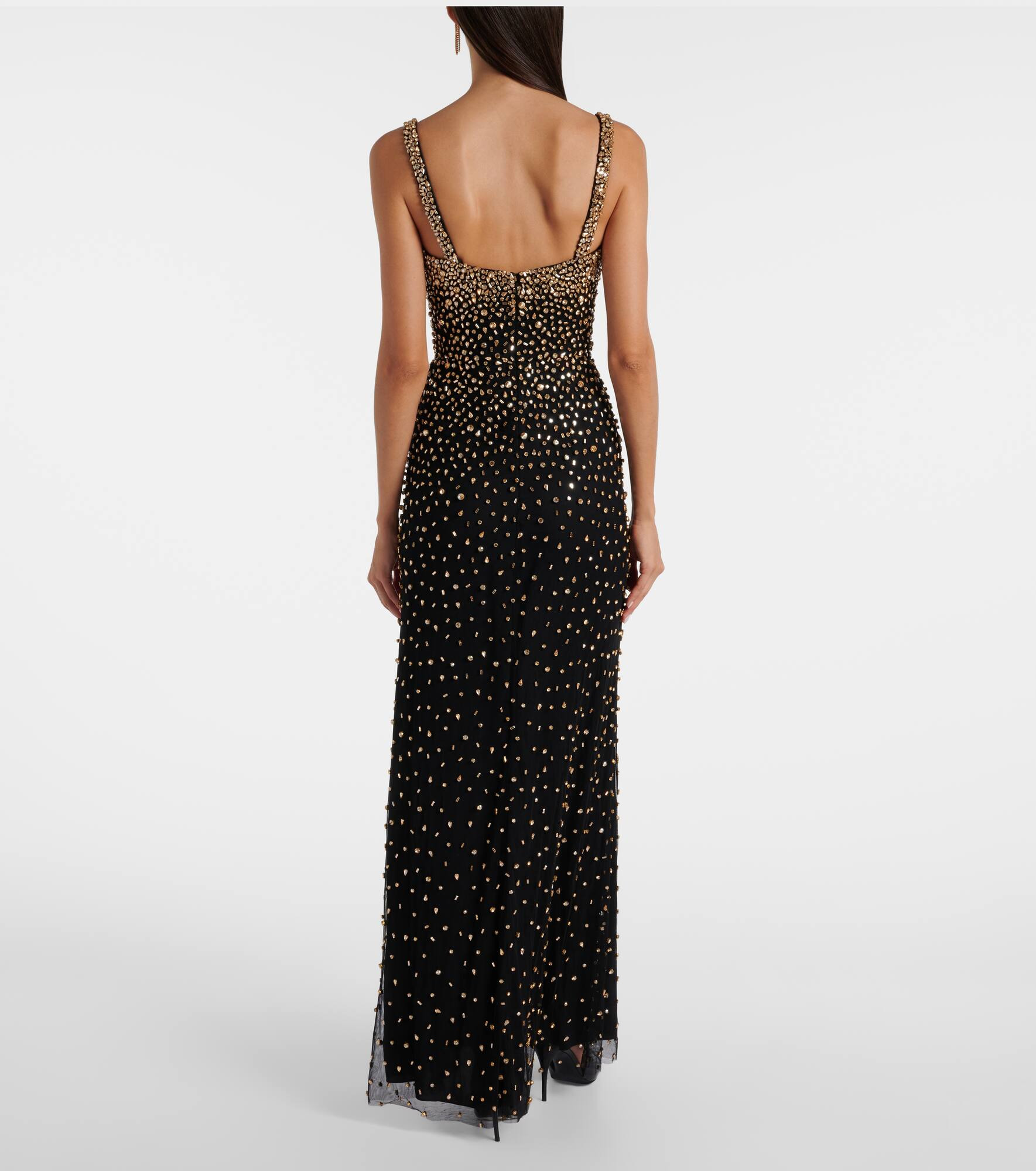 Cherry crystal-embellished gown - 3