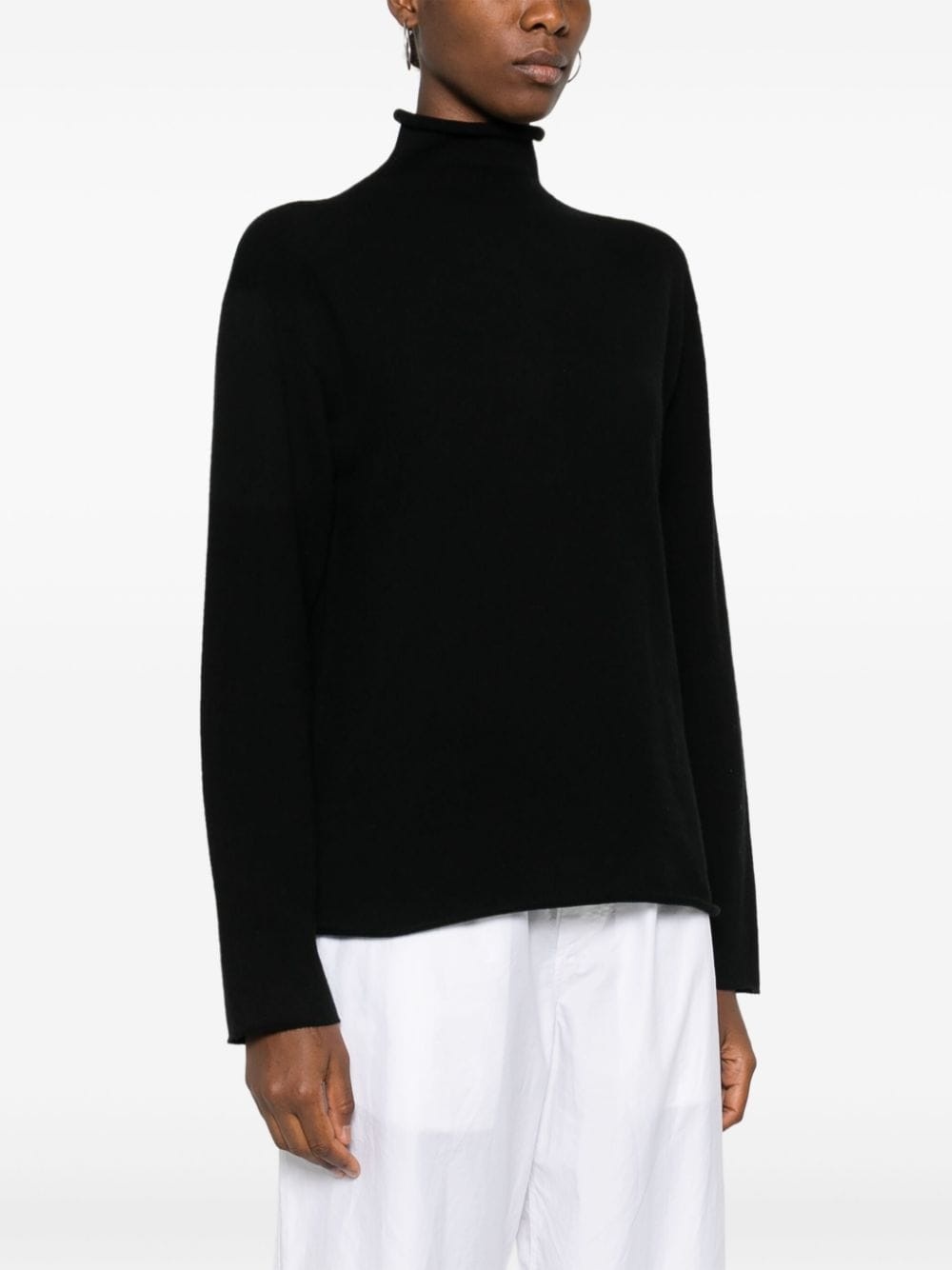 roll-neck cashmere jumper - 3