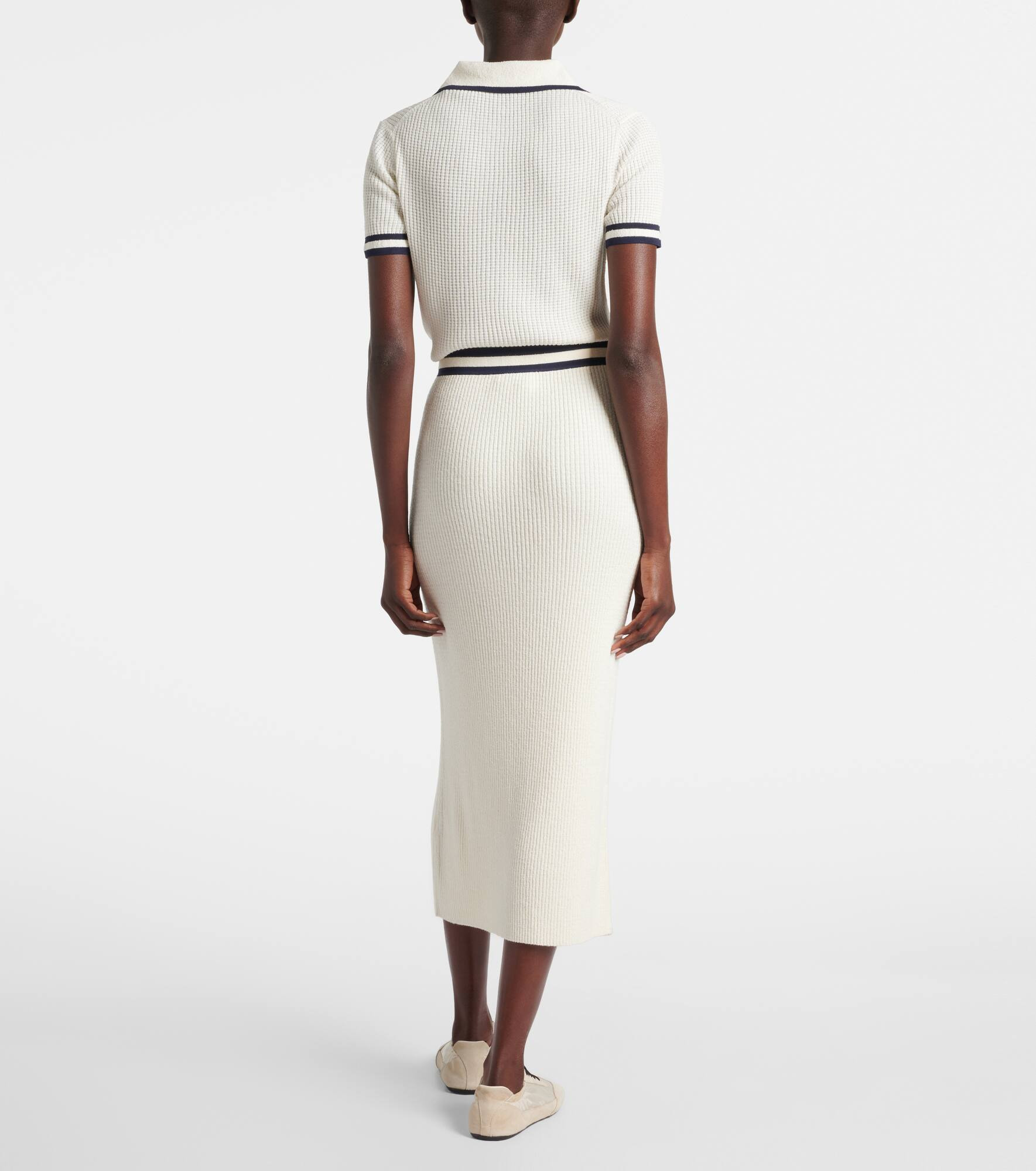 Paige bouclé midi skirt - 3