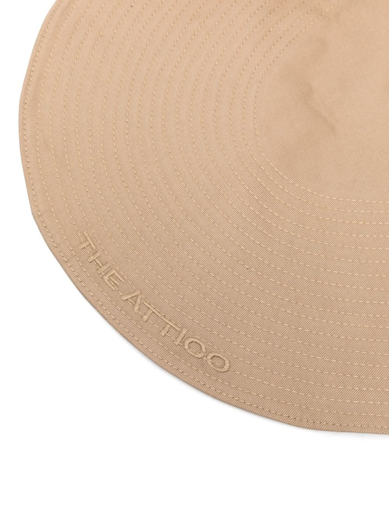 THE ATTICO logo-embroidered sun hat outlook