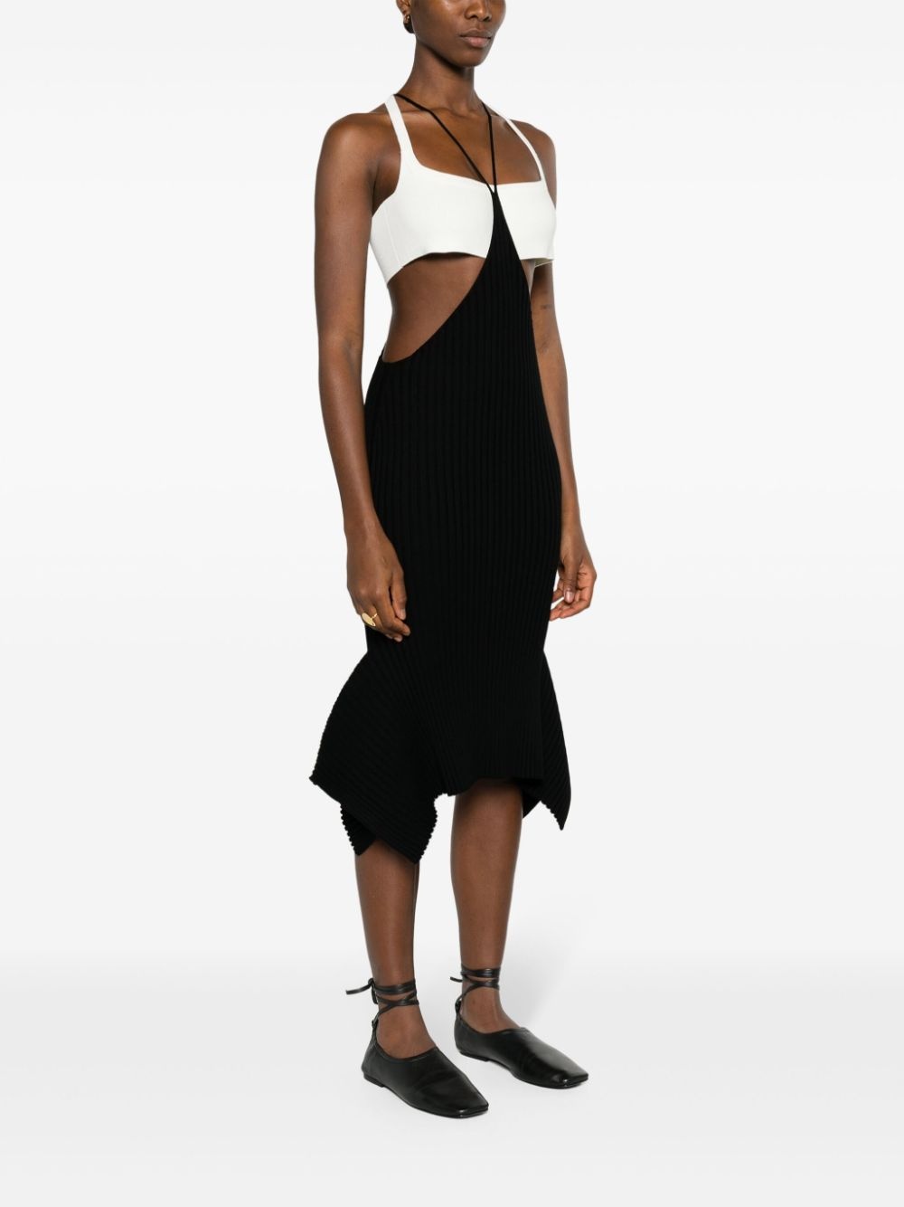 Shala ribbed midi skirt - 3