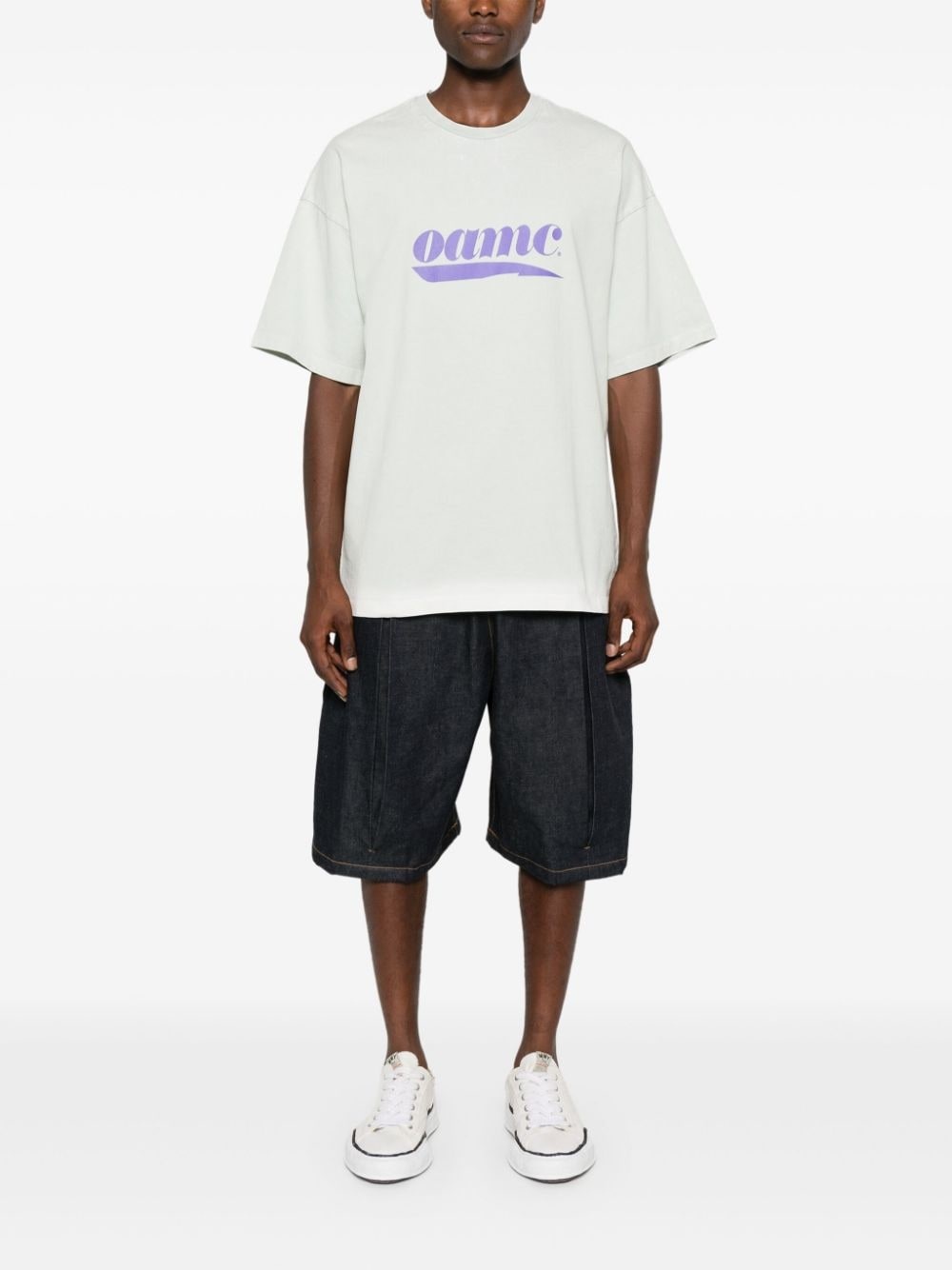logo-print organic cotton T-shirt - 2