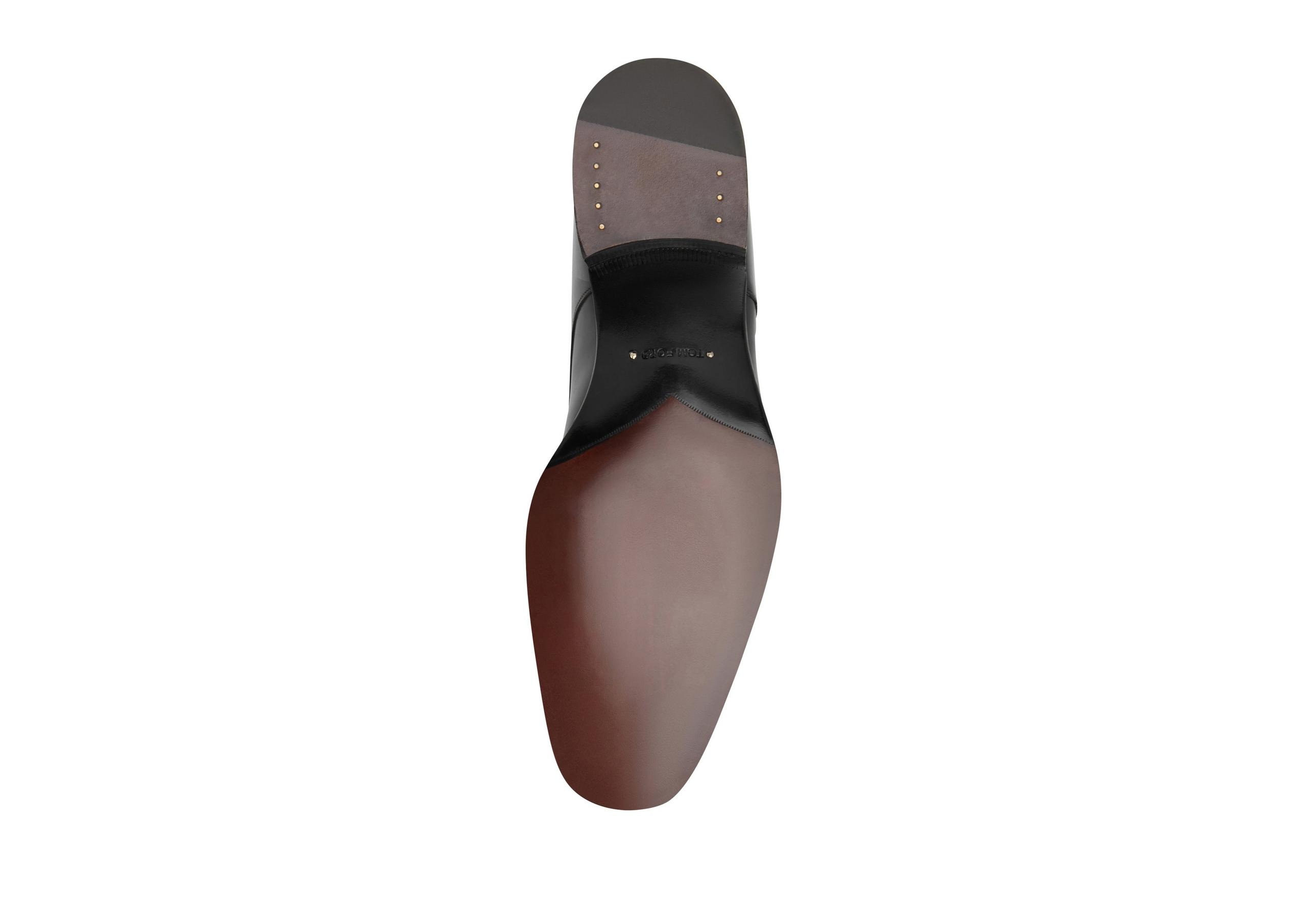 BURNISHED LEATHER ELKAN MONK STRAP BOOT - 3