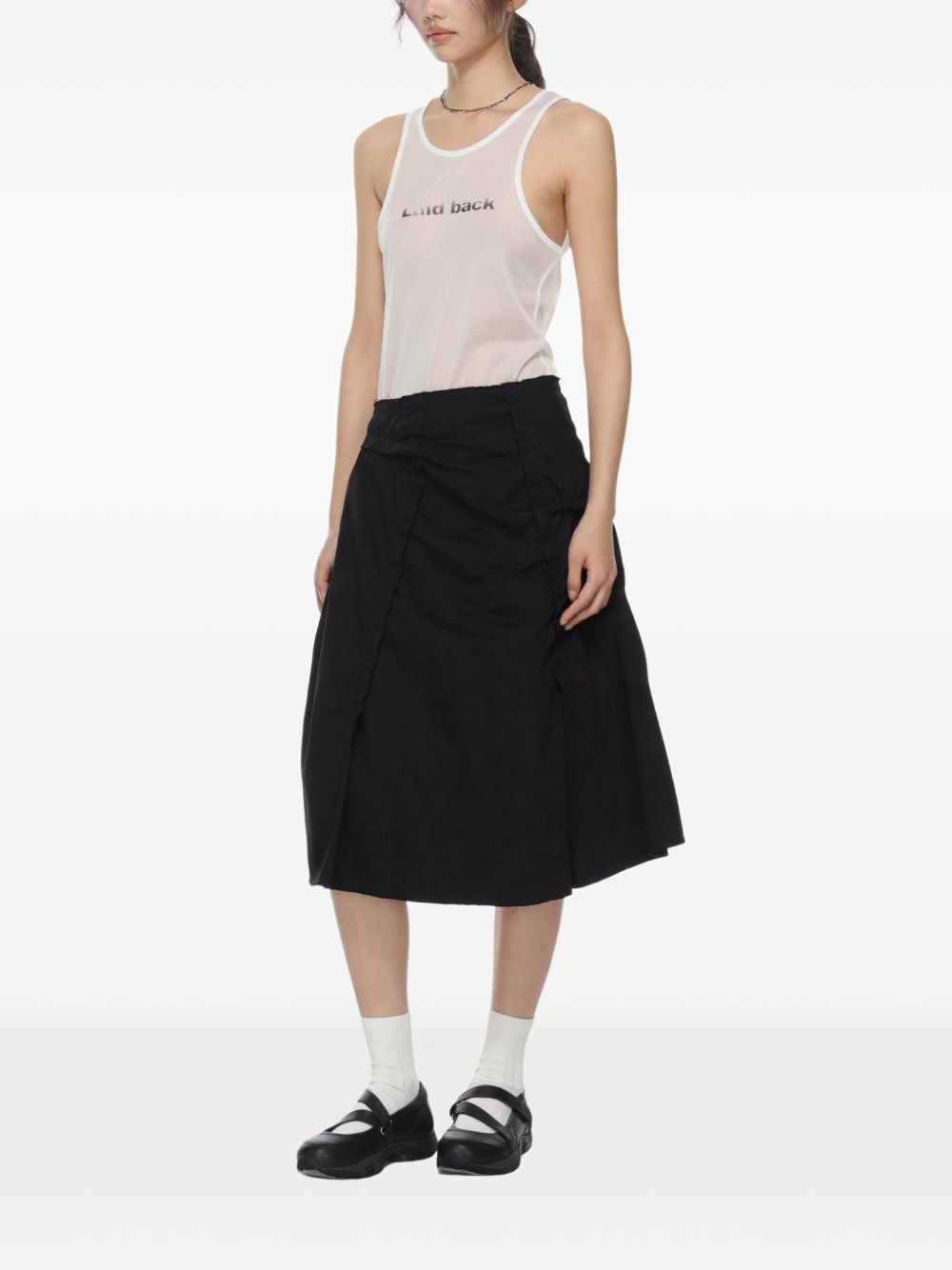 text-graphic tank top - 3