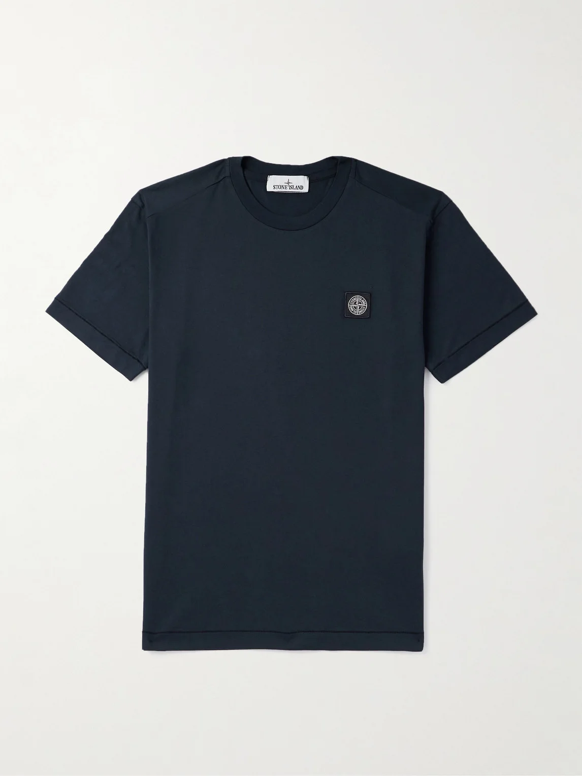 Logo-Appliquéd Garment-Dyed Cotton-Jersey T-Shirt - 1