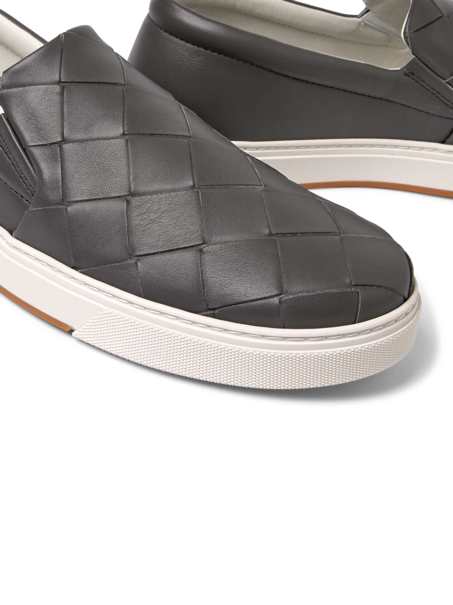 Dodger Intrecciato Leather Slip-On Sneakers - 14