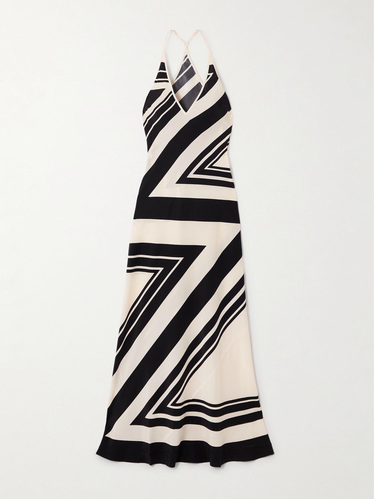 Pietra Printed Silk Maxi Dress - 1