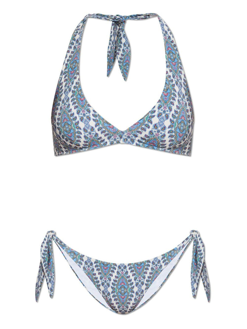 paisley-print bikini 1