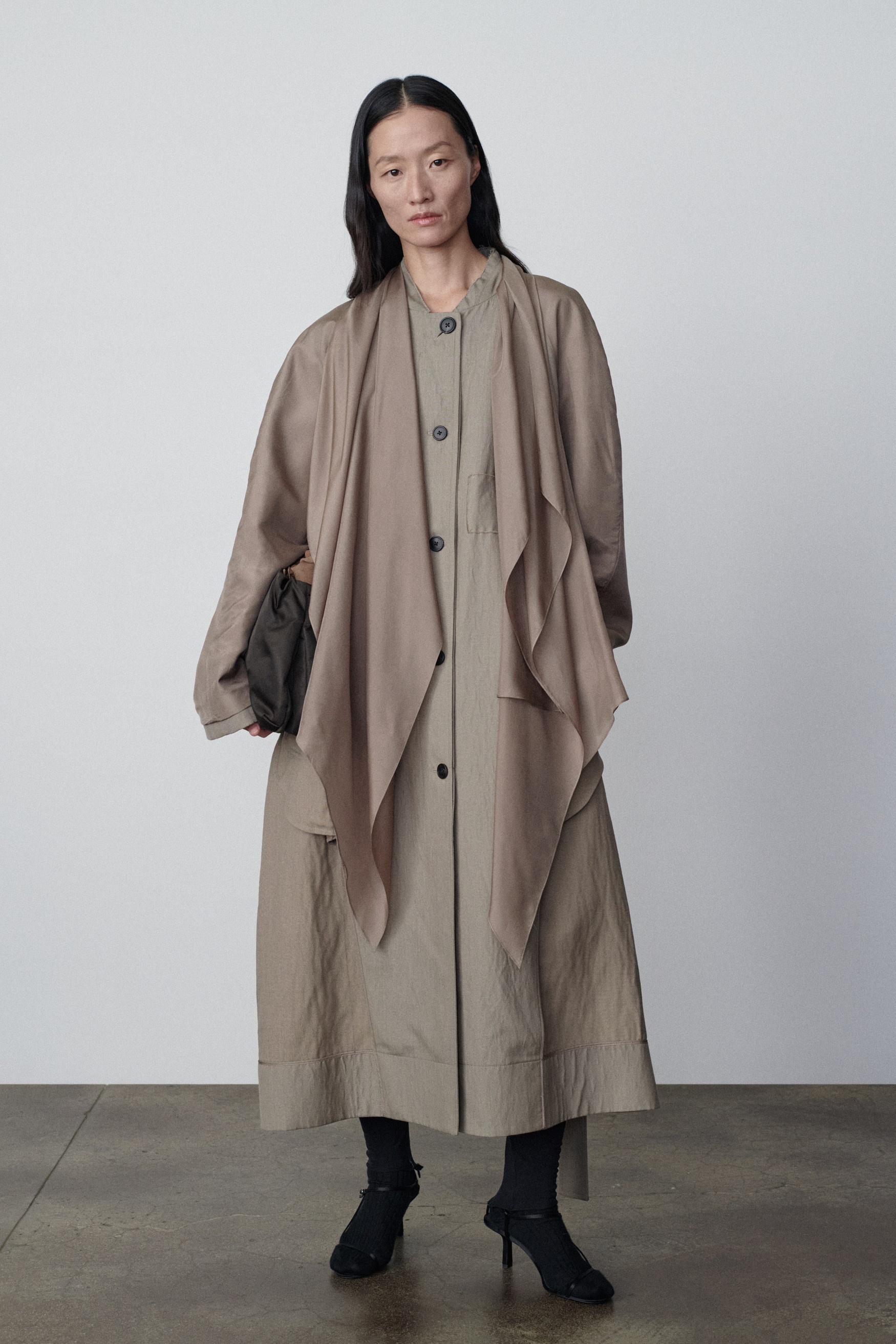 Evia Coat in Silk - 5