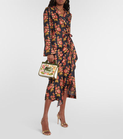 Etro Love Trotter Mini embroidered tote bag outlook