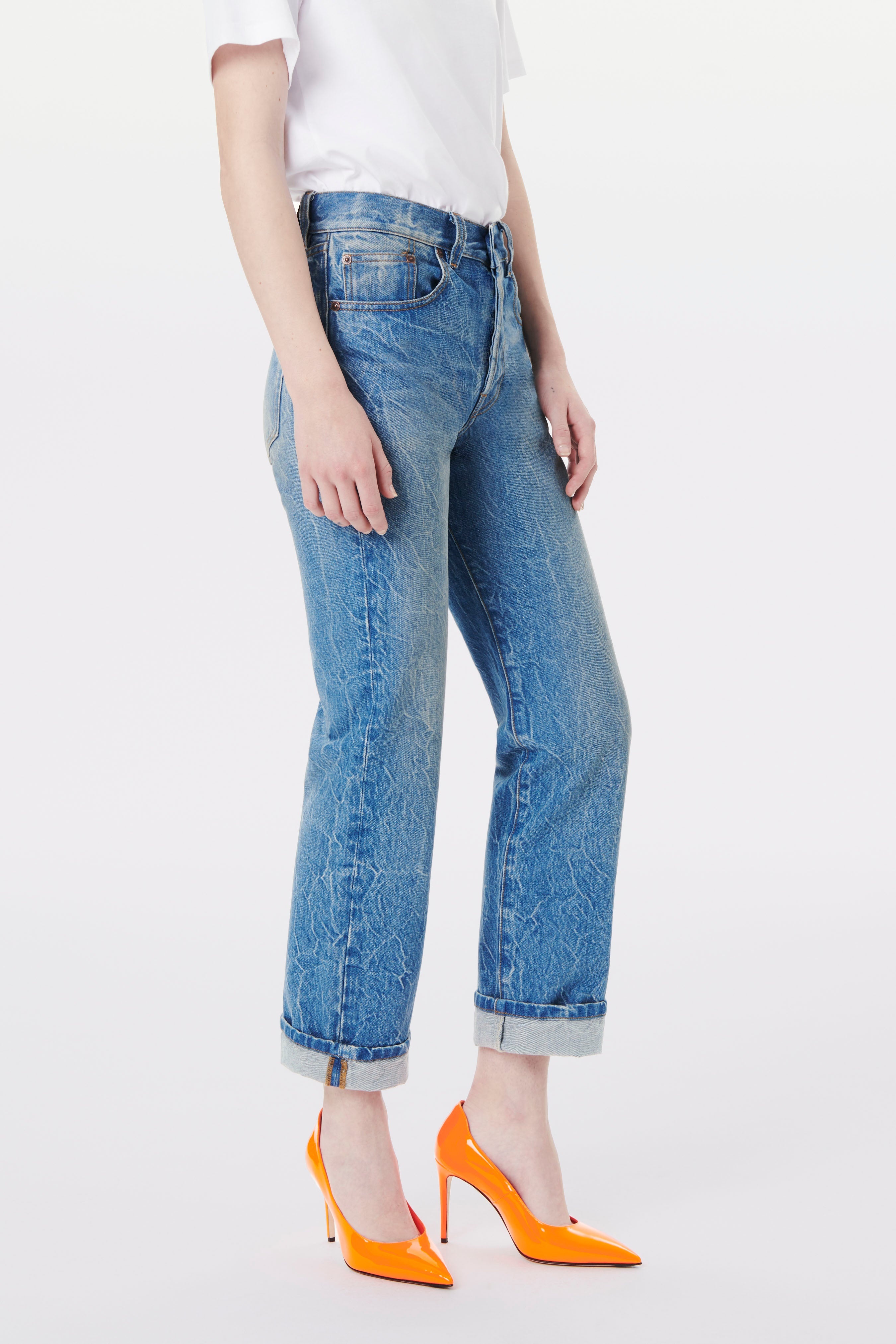 Victoria Mid-Rise Jean In Miami Wash - 3