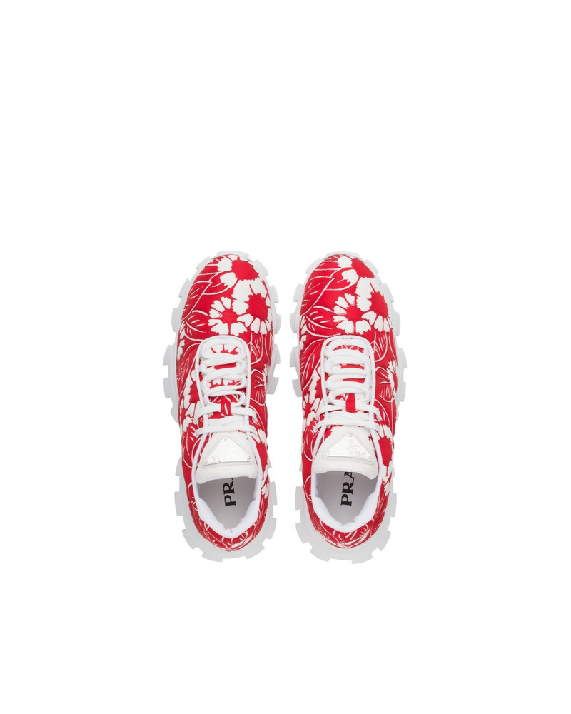 Printed nylon sneakers 4