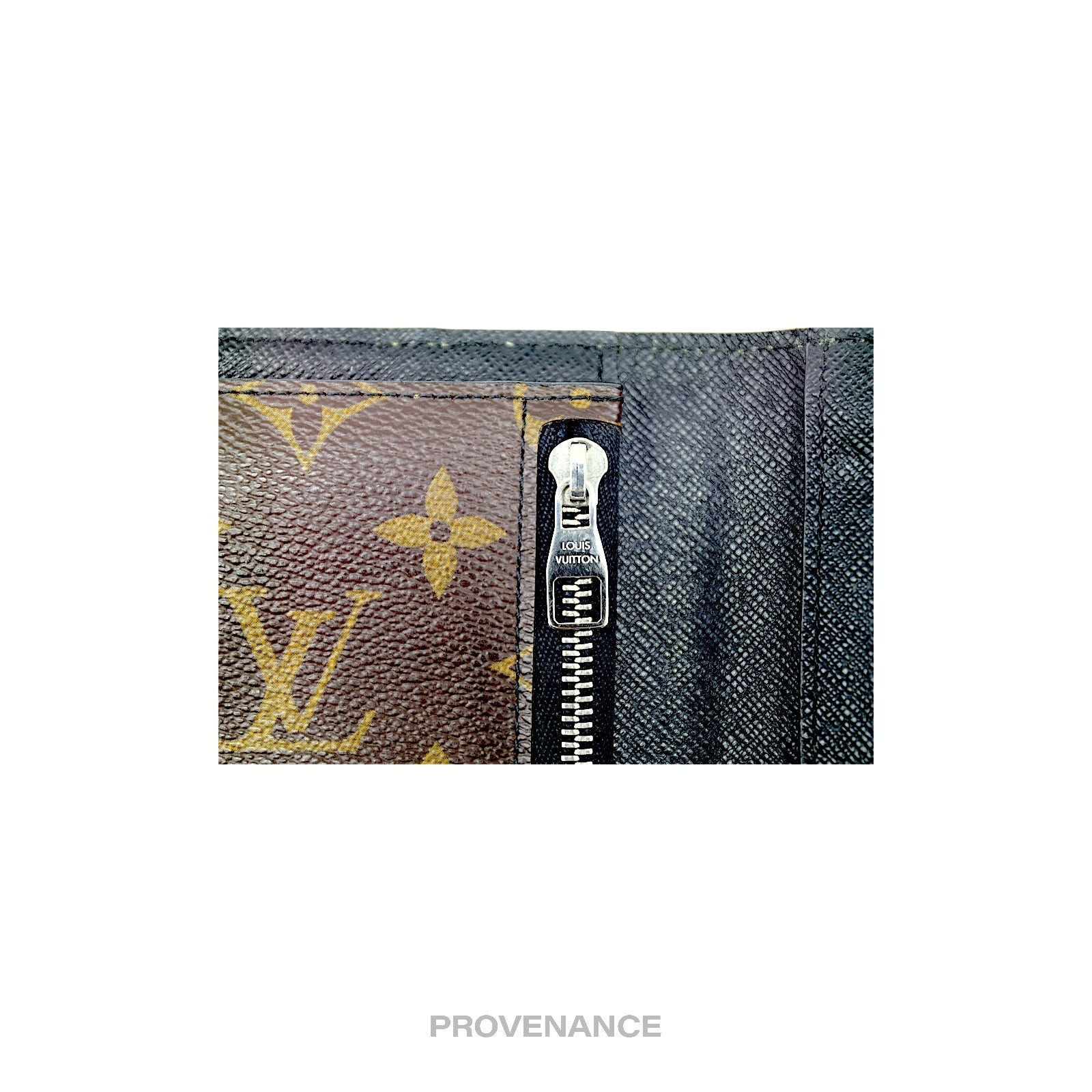 Louis Vuitton Tanon Long Wallet - Monogram Macassar - 8