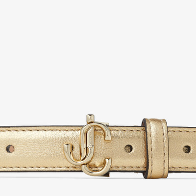 JIMMY CHOO Mini Helina
Gold Metallic Nappa Leather Mini Belt outlook
