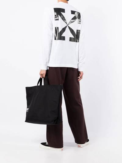 Off-White Caravaggio Arrow-print long-sleeve T-shirt outlook