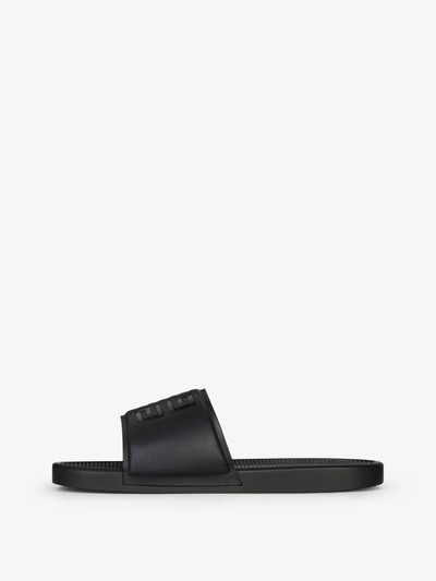Givenchy SLIDE FLAT SANDALS IN SYNTHETIC LEATHER outlook