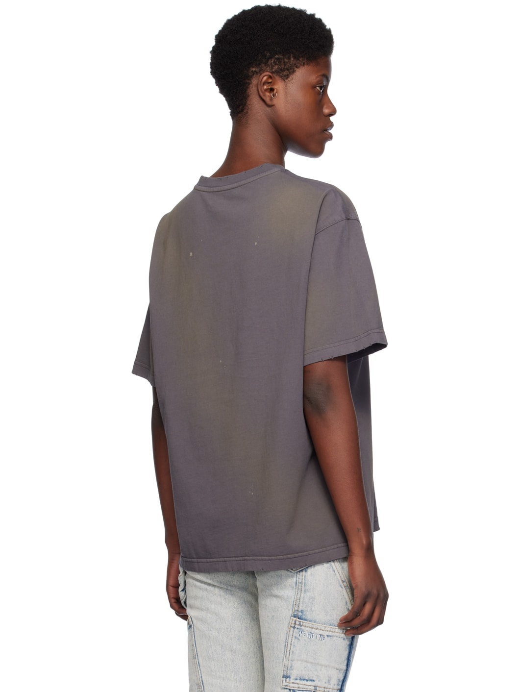 Gray Printed T-Shirt - 3