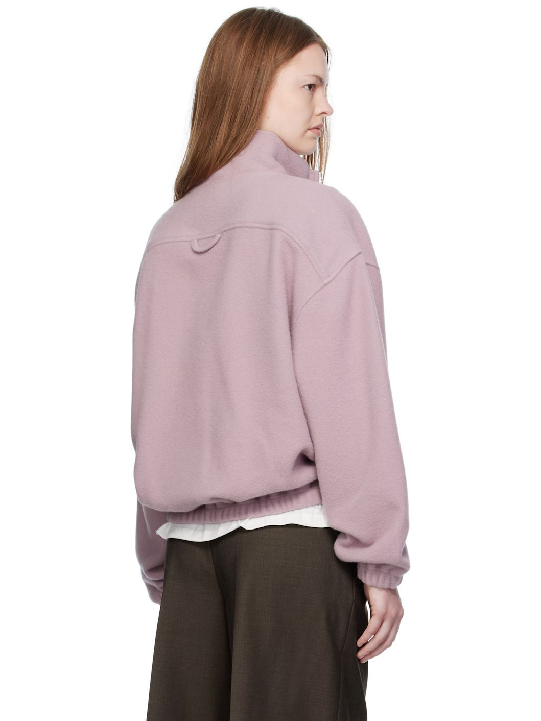 Purple Fleece Sweater - 3