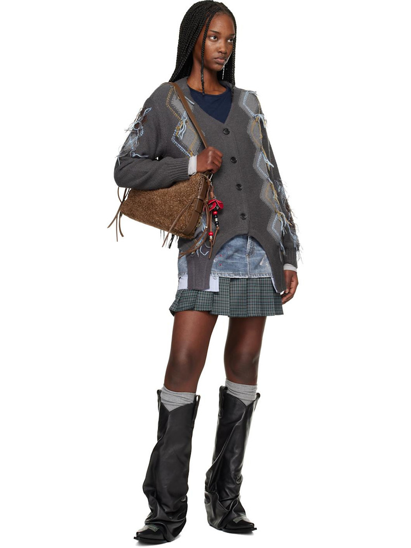 Andersson Bell Gray Gartered Argyle Cardigan outlook