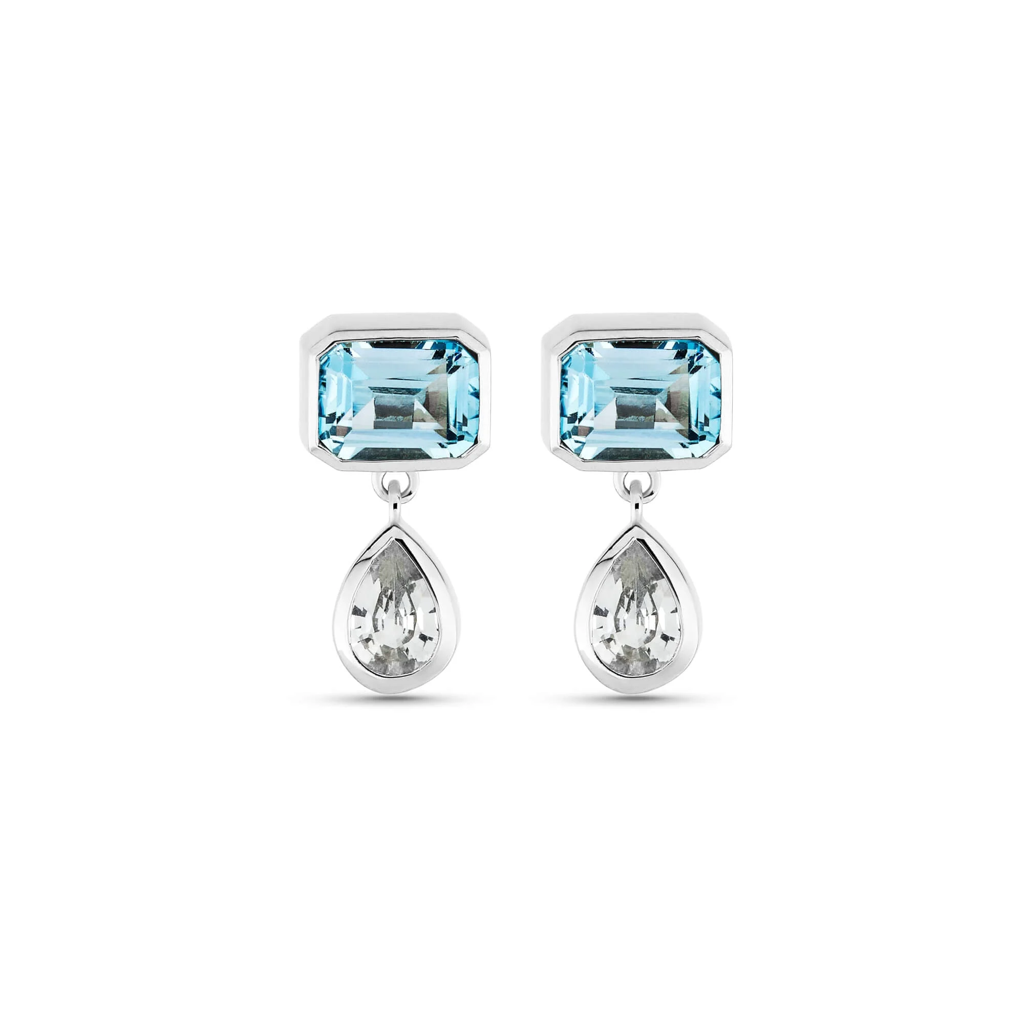 Full Volume Le Bleu Drop Earrings - 1