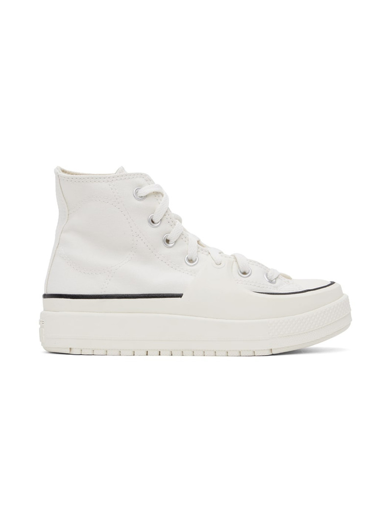 Converse – Chuck Taylor All Star Construct Hi Vintage White/Black/Egret - 1