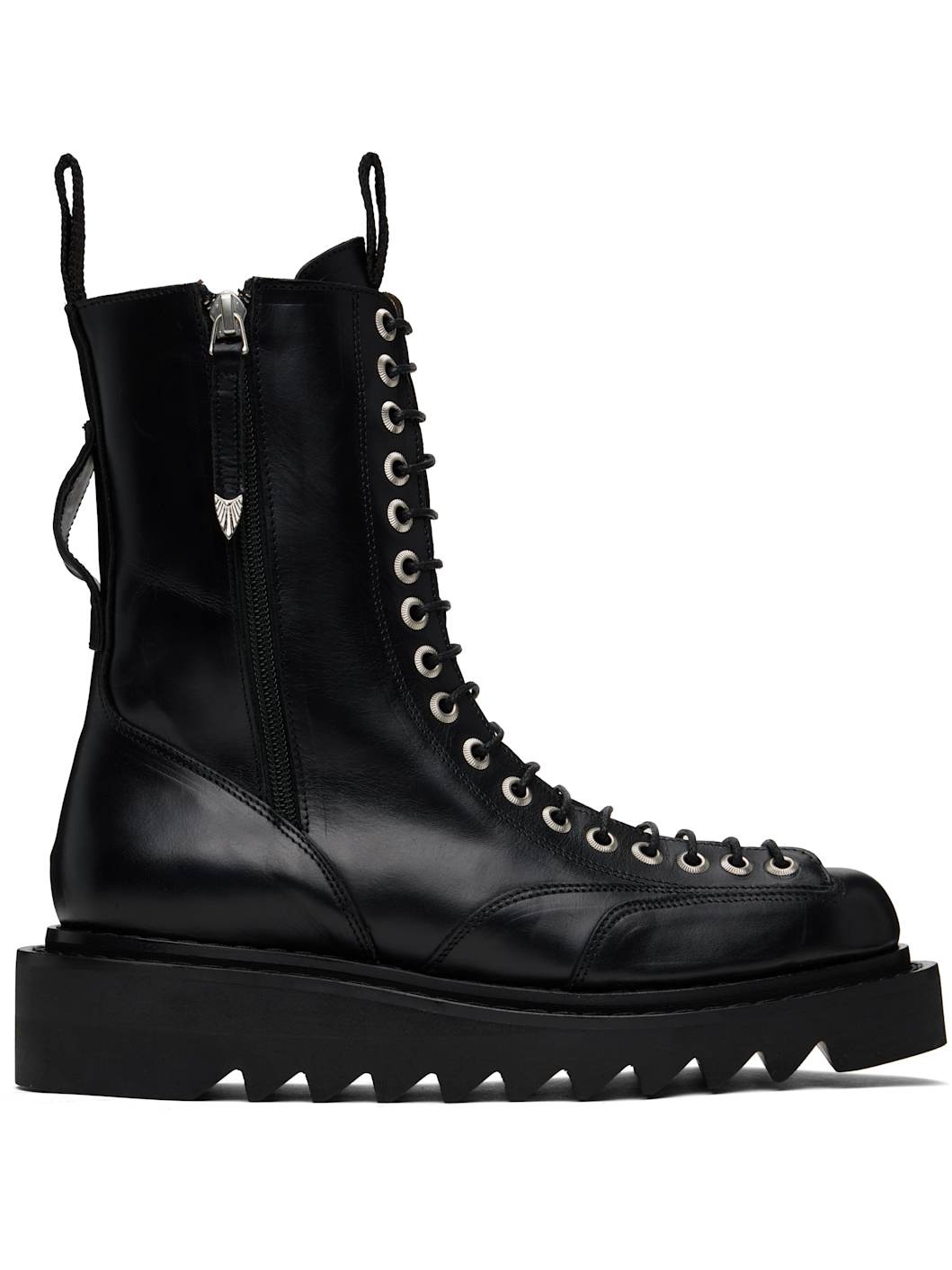Black Leather Boots - 1
