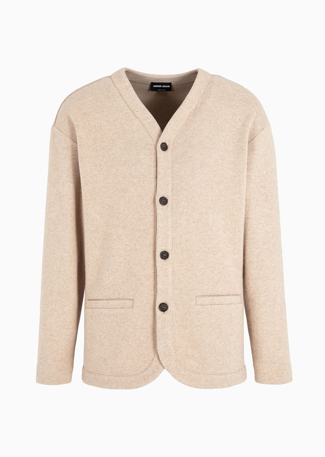 Cashmere-blend cardigan - 1