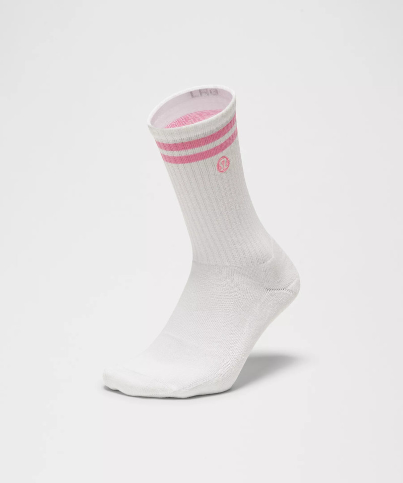 Unisex Daily Essential Crew Socks 3 Pack *Stripe 3