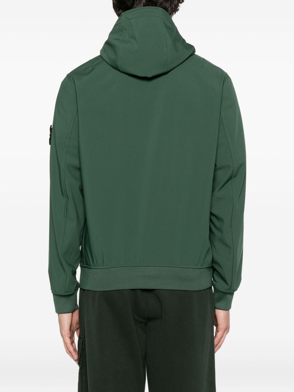 Q100004 hooded zip-front jacket - 4