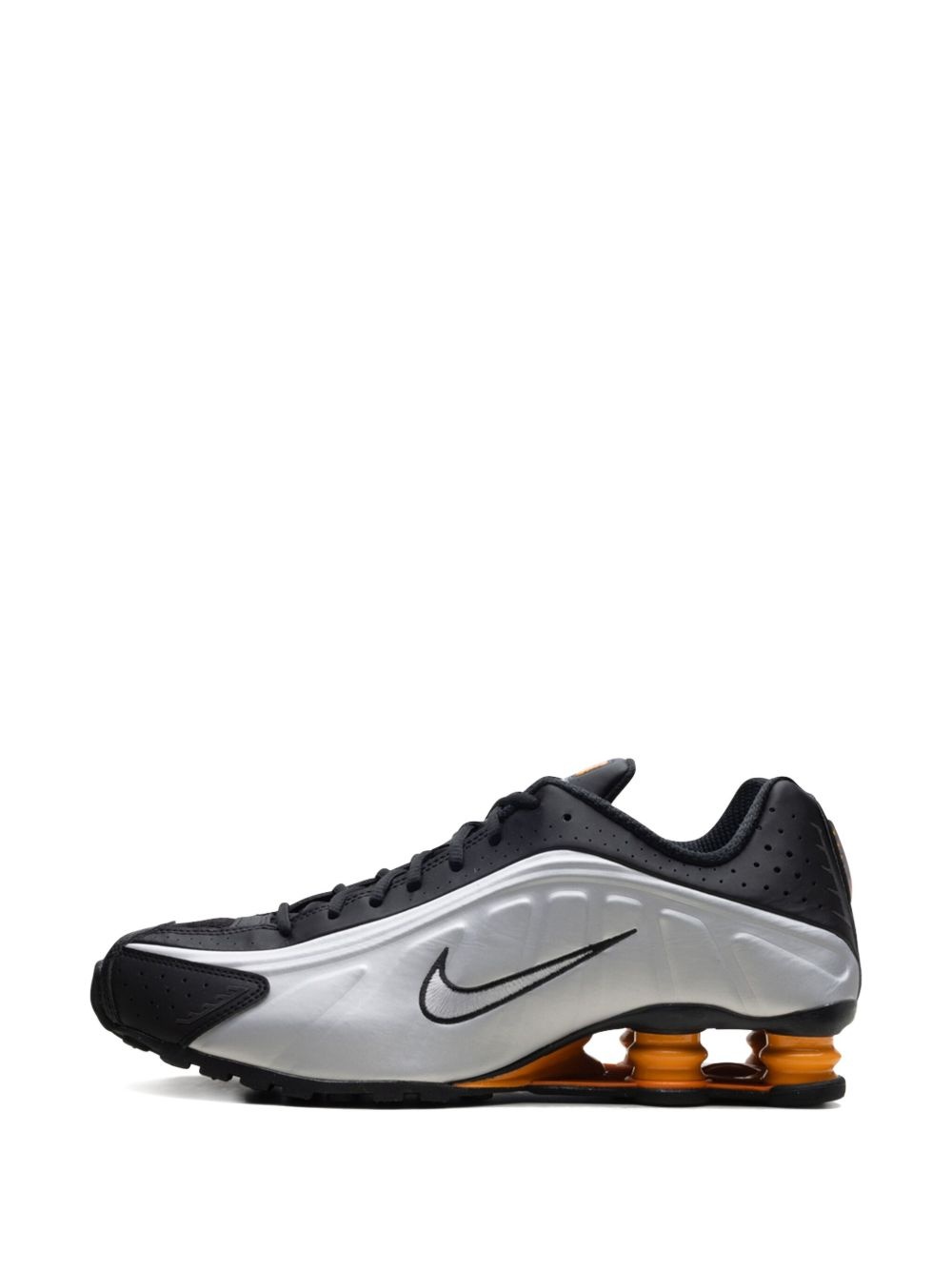 Shox R4 "Black/Vast Grey/Bright Mandarin/Metallic Silver" sneakers - 4