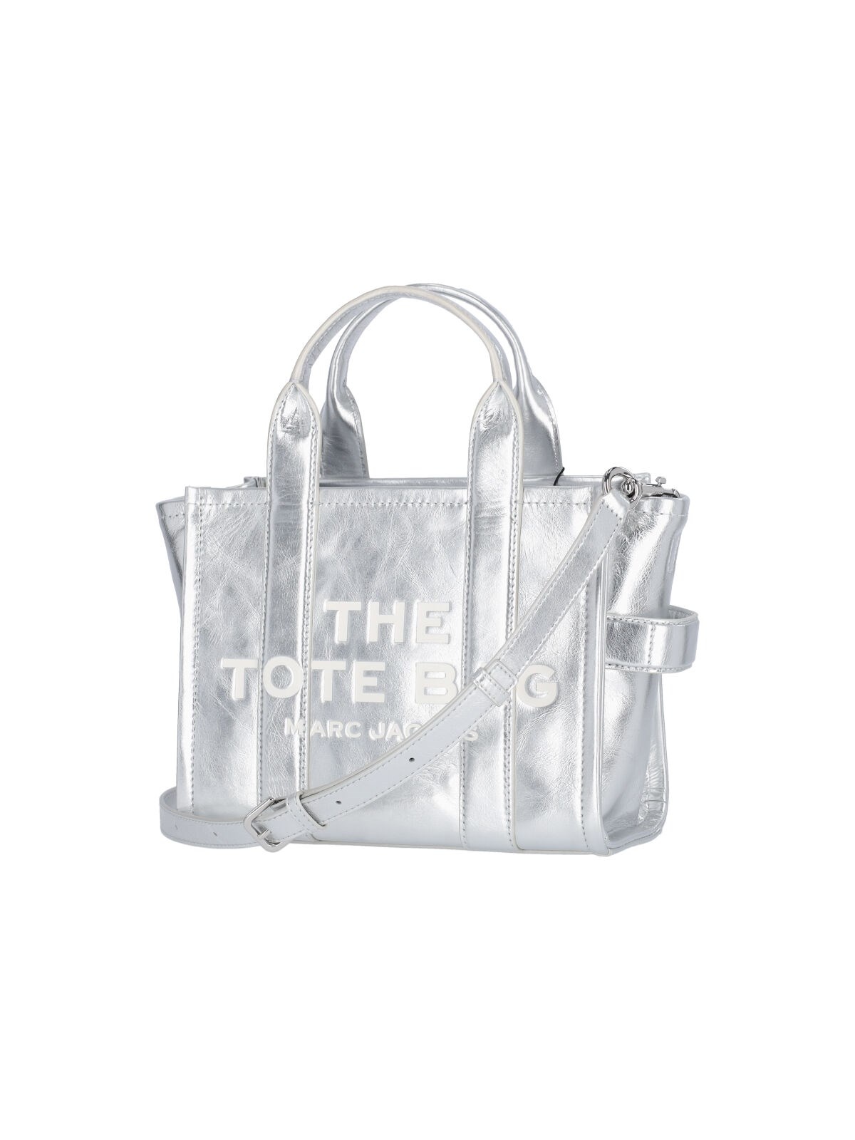 'THE SMALL METALLIC LEATHER' TOTE BAG - 2