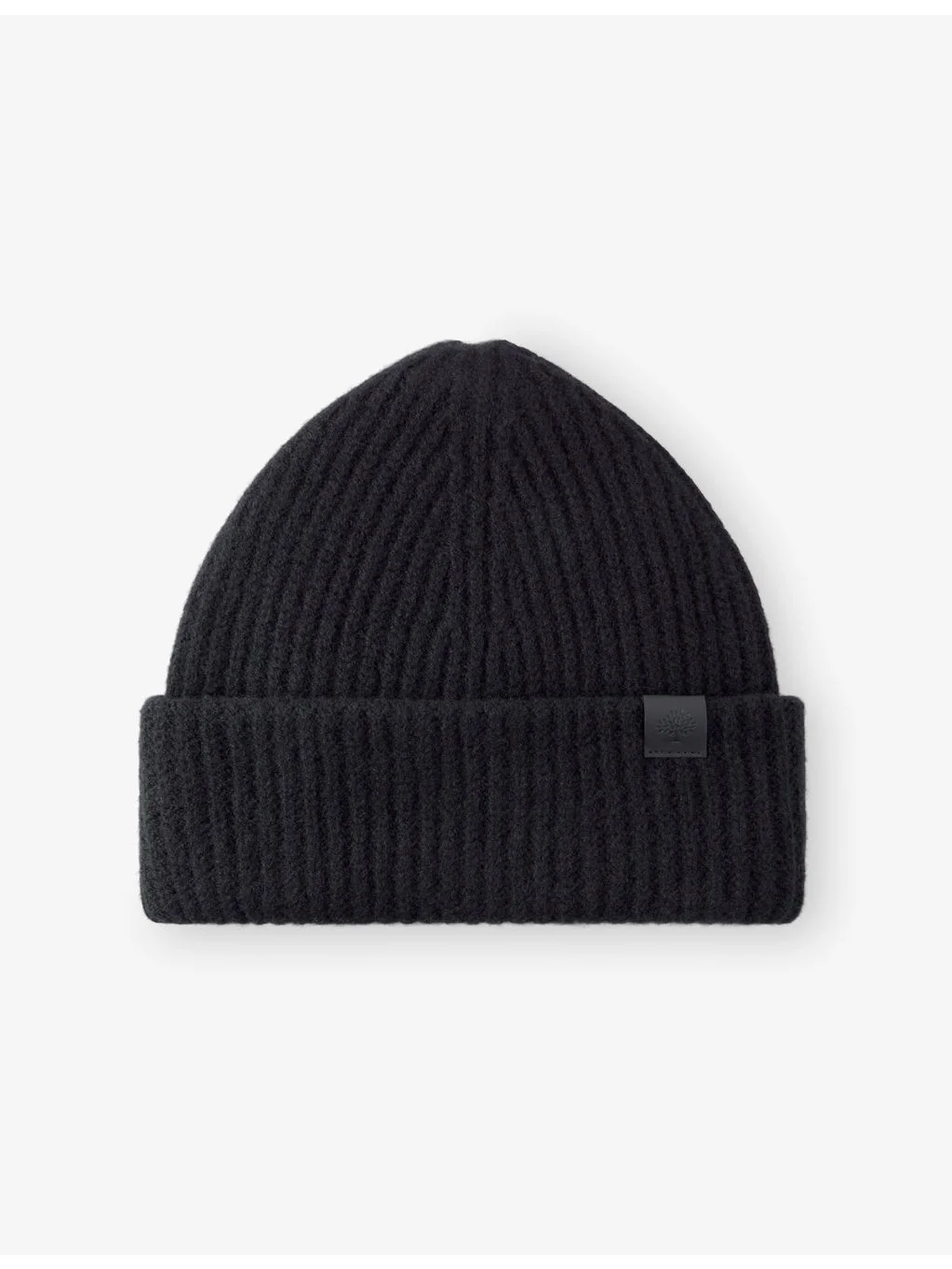 Chunky Ribbed Wool Beanie Hat - 1