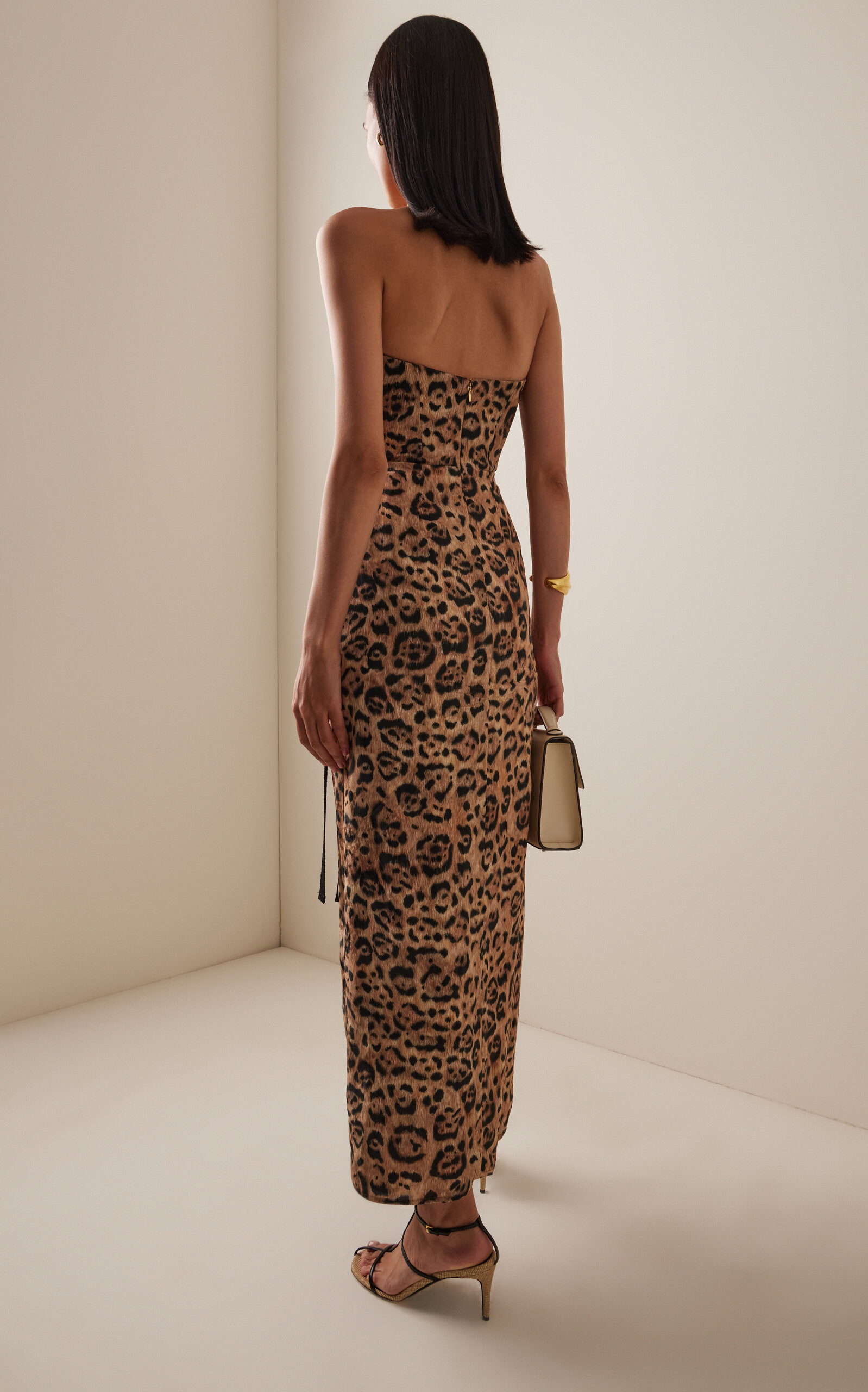 Cinéfila Jaguar Jacquard Midi Dress animal - 4