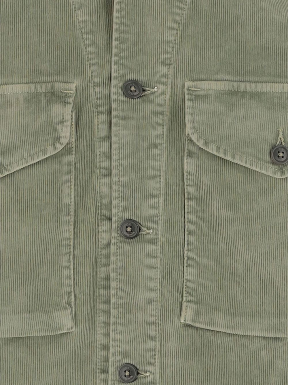 corduroy cotton-blend shirt - 3